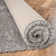 Feather Shag Solid Colour Synthetic Area Rug