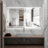 Super Bright LED Bathroom Vanity Mirror with Frontlit & Backlit Lighting, 3-Color Temperature, Anti-Fog, with UL, RoHS, ETL & 3-Year Warranty-2063882237