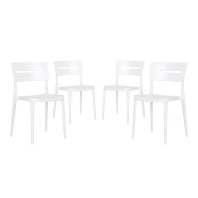 Outdoor Stacking Dining Side Chair (Set Of 4)