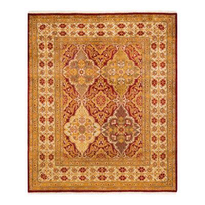 Keenan One-of-a-Kind 5' 3" X 6' 1" 2010s Wool Area Rug in Red
