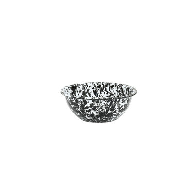 Crow Canyon Enamelware Splatter Cereal Bowls