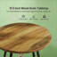 Table basse, table de cuisine ronde, table de réunion compacte