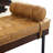 Clarkson Solid Wood Frame Genuine Leather Bench-162055956