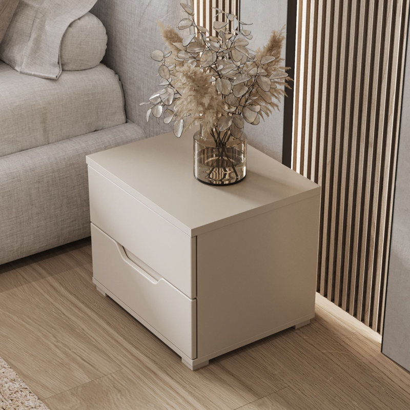 50.1cm W Manufactured Wood Bedside Table