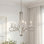 Lustre traditionnel / classique à 5 lumières de style bougie