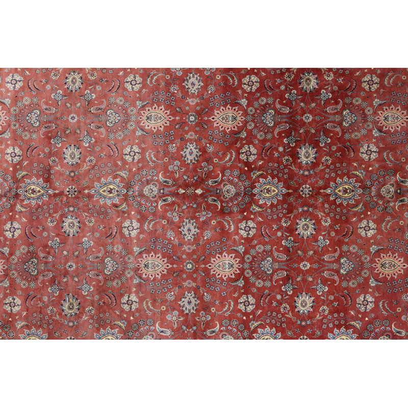 Global Rug One-of-a-Kind Hand-Knotted Pakistan 9' x 12'8" Wool Area Rug