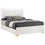Jelissa Wood Full LED Panel Bed White-94438237-104340581