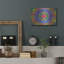 Bungalow Bungalow «Mardi Gras Mandala» par Hello Angel, art mural en métal-1873759154