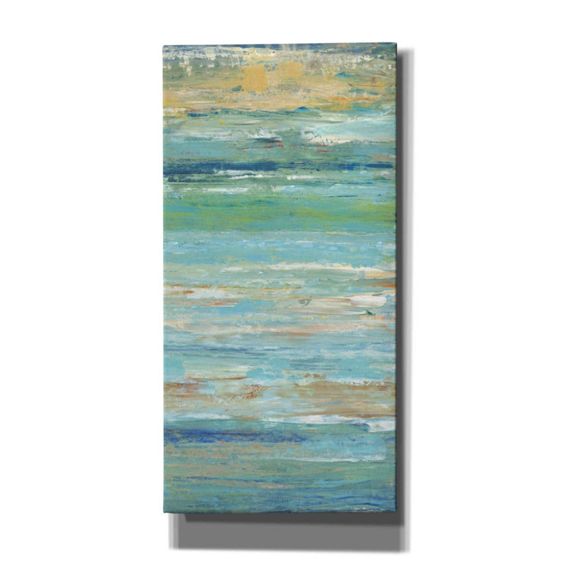 «Riptide II» par Tim O'toole, art mural sur toile, H 60 po x l 30 po x P 1,5 po