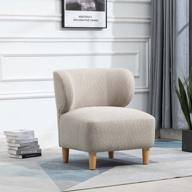 Jann 74cm Wide Bedroom Chair, Grey