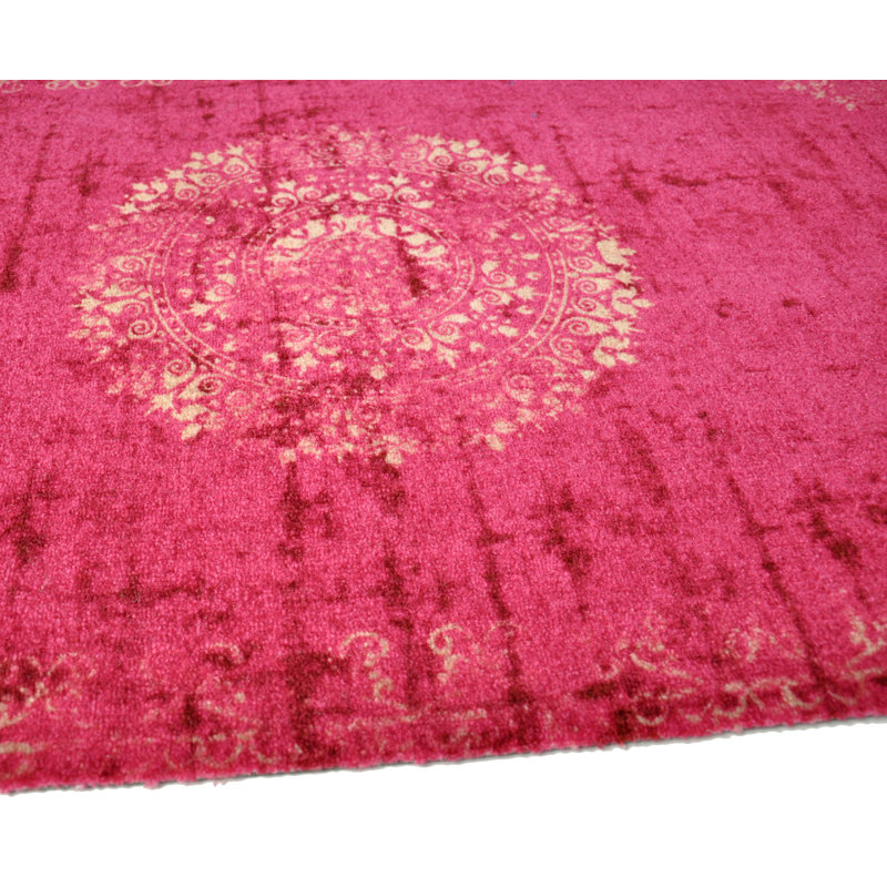Breccan Non-Slip Indoor Doormat, Rectangular 75cm x 120 cm, Red