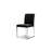 Tate 19'' H Faux Leather Upholstered Metal Side Chair-460477726