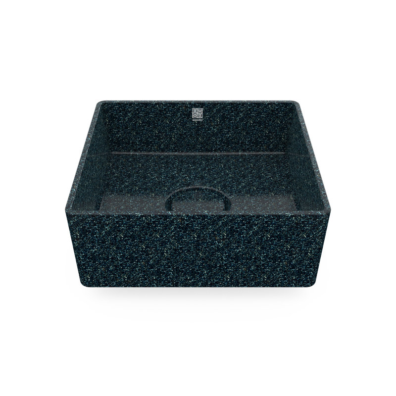 Cube40 15.75'' L Bathroom Sink, Arctic