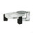 Bianco White Coffee Table With Side Table White