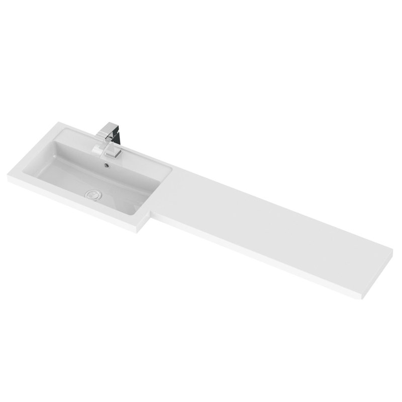 Fusion Bathroom Storage, Left-Handed