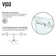 Winslow 46" W x 35" D x 74" H Sliding Frameless Shower Enclosure with 3/8  Clear Glass