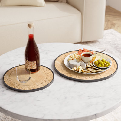 Audsley Kelsie Wood Tray (Set of 2)