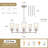 5 - Light Dimmable Kitchen Island Chandelier-1076538492