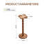 Solid Wood Pedestal End Table-793613034-793613036