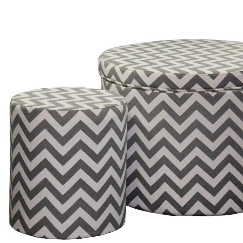 17.35" Tall Storage Ottoman With 1 Seating