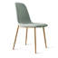 Chaise d'appoint rembourrée en tissu-1606659676