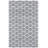 Trumann Natura Hand Woven Wool Cotton Geometric Rug in Gray/Cream-321738621