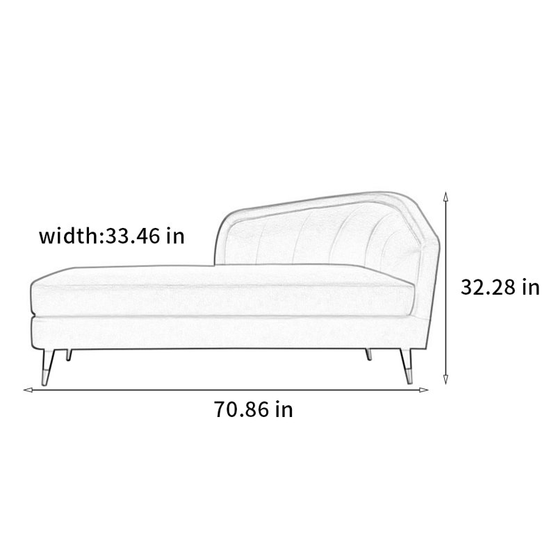 Chaise moderne en pin de luxe moderne, Orienté à droite
