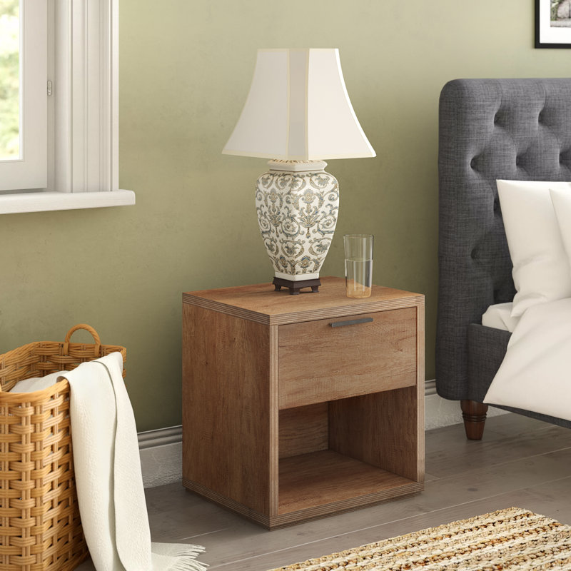 Lisbon 1 Drawer Bedside Table