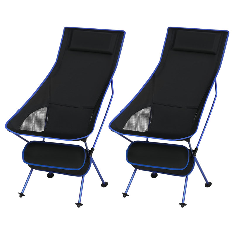 Camarri Folding Camping Bench, Blue