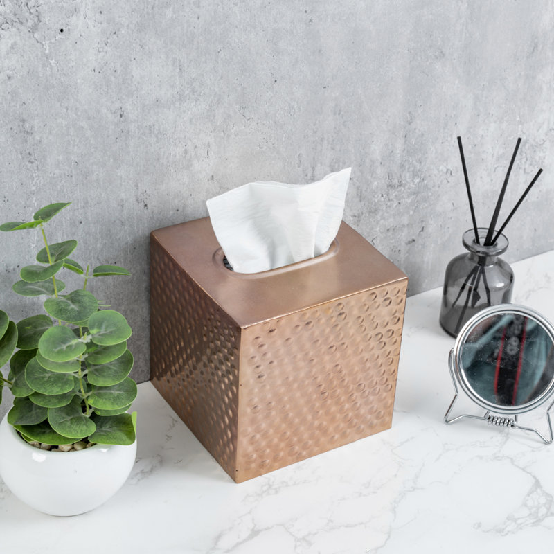 Tissue Box Cover, Copper
