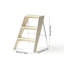 Cadre blanc d'intérieur multifonctionnel, conception pliable, plusieurs couleurs, peut servir de petite bibliothèque, mécanisme de support triangulaire, étagères de rangement, espace de vie principal idéal, Be Coffee & End