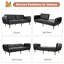 Caiya Single 81'' Faux Leather Convertible Sofa-334827055