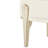 Camellia Field Chenille Accent Bench - Champagne