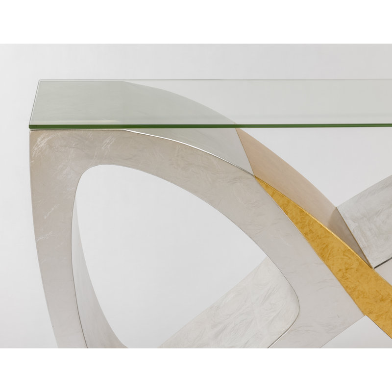 69'' W Glass Console Table