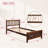  Twin Size Wood Platform Bed With Headboard, Footboard And Wood Slat Support, Twin Bed, Wood Bed-43865452