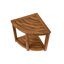 Banc de douche en teck l 25 po
