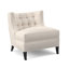 Chaise d'appoint avec coussin en polyester de 29 po de largeur Social-41242335-96915536