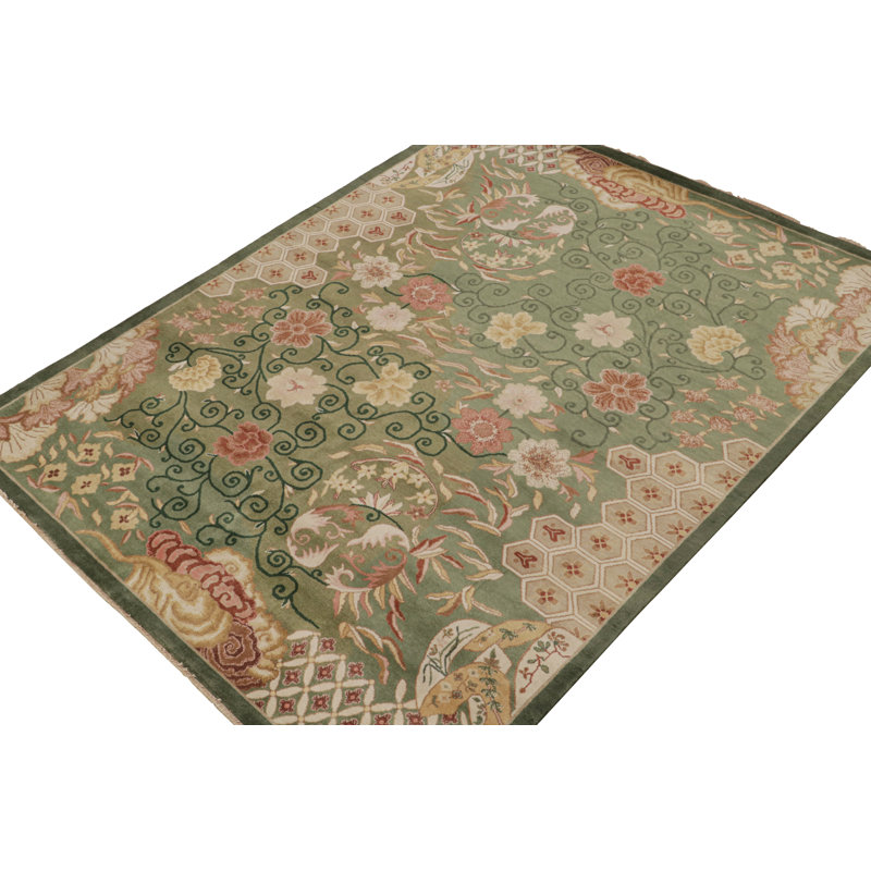 One-of-a-Kind Hand Knotted Area Rug, Rectangle 7'11" x 10'