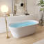 Baignoire de trempage autoportante 63 po