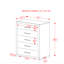 Commode 5 tiroirs Alinblot-868033245