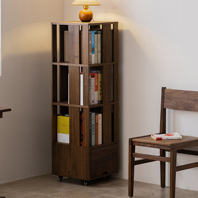 Bibliothèque de rangement de style rétro