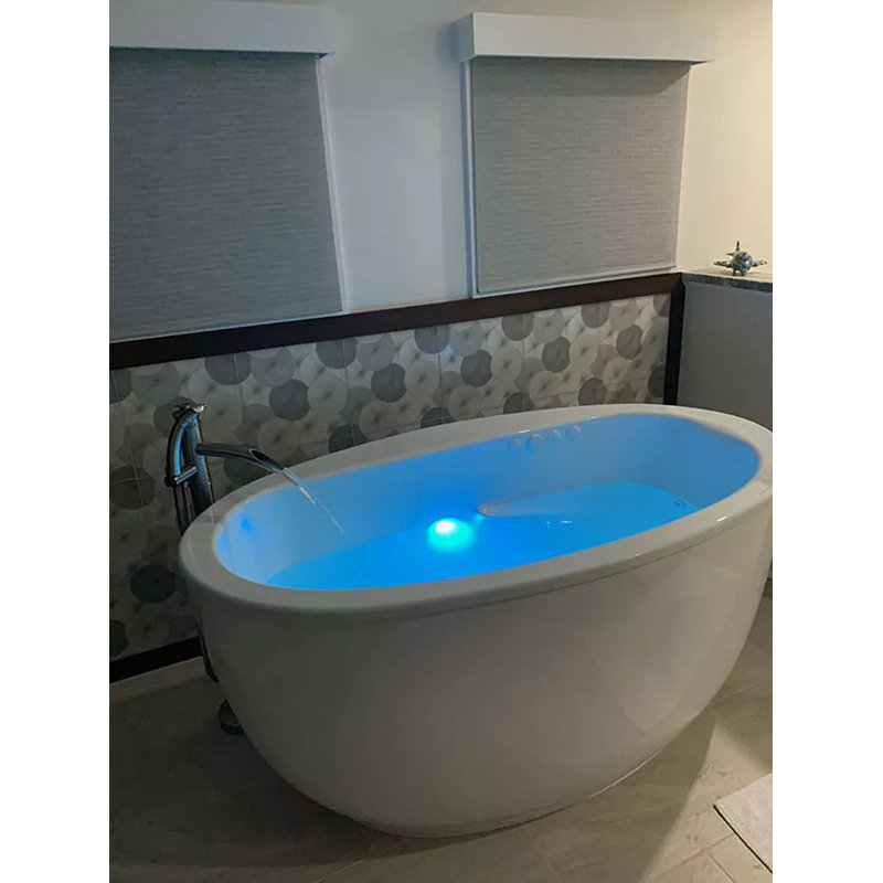 Sarah 58.5'' L Freestanding Soaking Bathtub