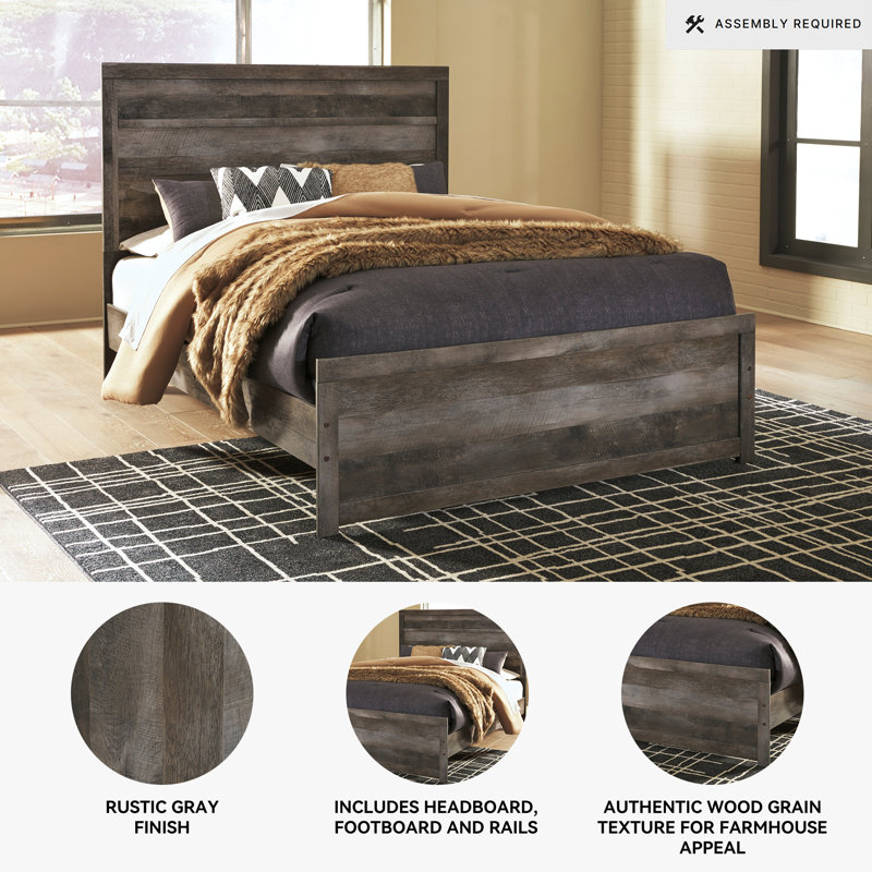 Jermale Panel Bed, Queen