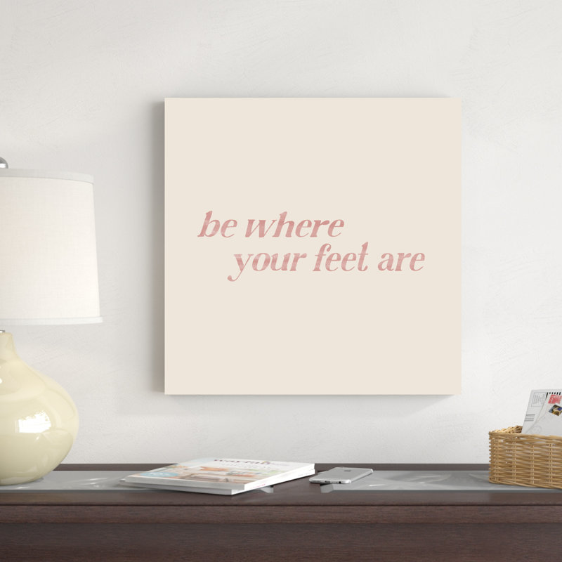 Block Block Affirmations III par Grace Popp - Art textuel sur toile tendue, H 20 po x l 20 po