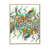 Toile naturelle avec cadre flottant