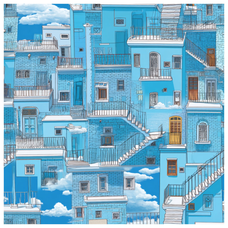 Tapis de bain Buildings, 24in W x 17in L