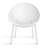 Northwood Modern Armless Outdoor Lounge Chair with Oval Back and Bowl-Shaped Seat – Set of 2-1999774341