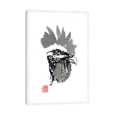 Coq Head by Péchane - Print on Canvas