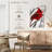 Brampt Birch Tree And Cardinal-108544923