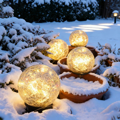 30 lumières solaires de jardin à basse tension 30 lumières à DEL intégrées pour les décorations de patio de jardin